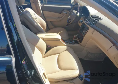 2001 Mercedes-Benz S 600 from USA, damaged, VIN WDBNG78J21A216966